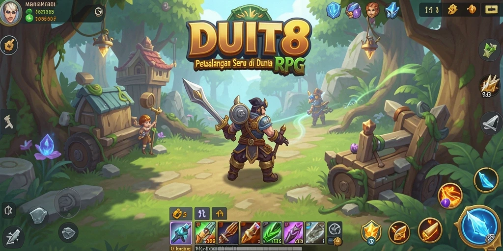 Screenshot gameplay RPG DUIT8 yang menampilkan aksi seru.