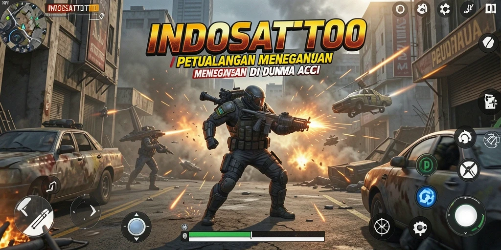 Tampilan gameplay INDOSATTOTO dengan aksi mendebarkan.