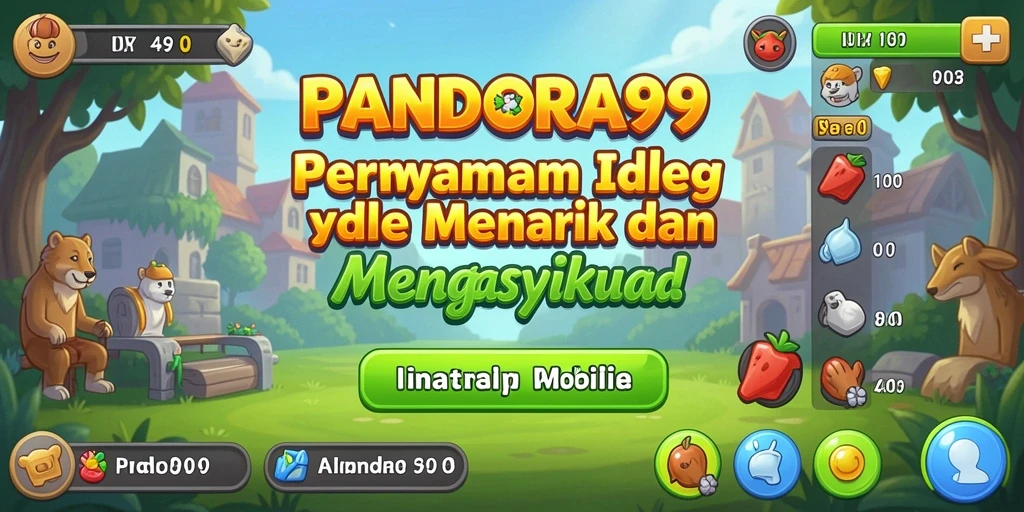 Screenshot gameplay PANDORA99 menampilkan aksi Idle yang seru.