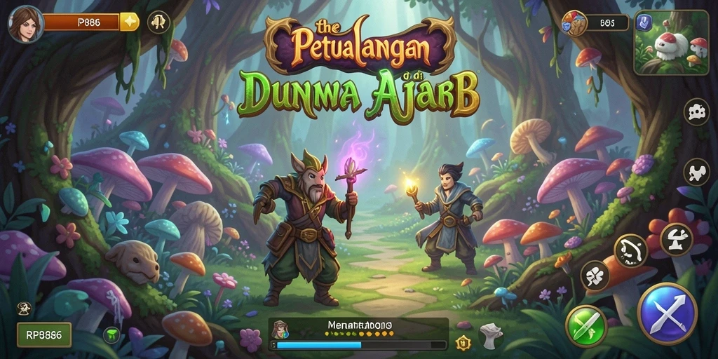 Gameplay RP886 yang menampilkan aksi petualangan seru dan menantang.